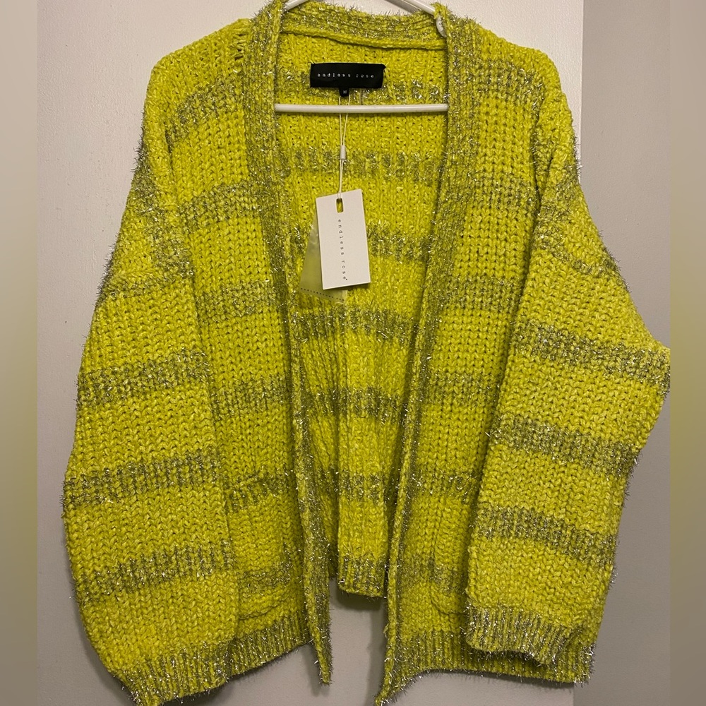 ENDLESS ROSE CARDIGAN NWT - Picture 3 of 7